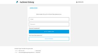 
                            3. Serviceportal - service.aachener-zeitung.de