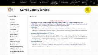 
                            7. Services - Carroll County Schools