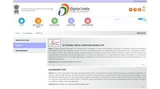 
                            9. SERVICES | Digital India Programme