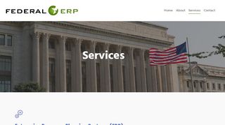 
                            7. Services - Federal ERP