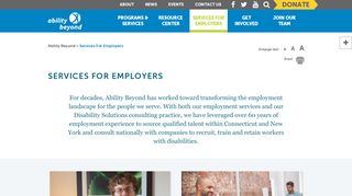 
                            3. Services For Employers - Ability Beyond for People with Disabilities