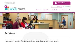 
                            1. Services - Lancaster Health Center