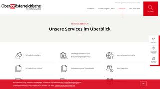 
                            7. Services - Oberösterreichische Versicherung AG