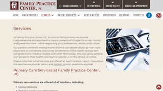 
                            6. Services | Primary Medical Care | Family Practice Center PC