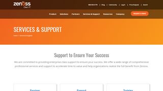 
                            3. Services & Support | Zenoss