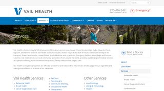 
                            6. Services - Vail Health