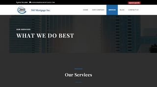 
                            7. Services | Welcome To 360 Mortgage