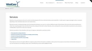 
                            3. Services | Windcare Ltd