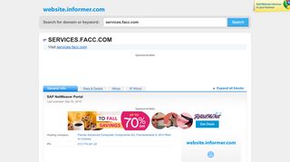 
                            2. services.facc.com at WI. SAP NetWeaver Portal - Website Informer