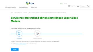 
                            7. Servicetool herstellen fabrieksinstellingen Experia …