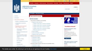 
                            8. Servicii consulare | AMBASADA ROMÂNIEI în Regatul Suediei