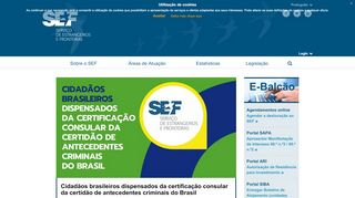 
                            1. Serviço de Estrangeiros e Fronteiras (SEF)