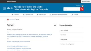 
                            4. Servizi - Azienda per il Diritto allo Studio Universitario della ...