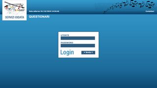 
                            8. SERVIZI ISIDATA - LOGIN QUESTIONARI