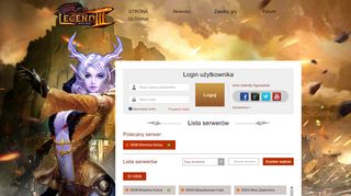 
                            4. Serwery Legend Online, lista serwerów Legend Online