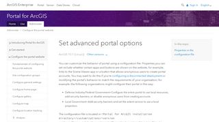 
                            3. Set advanced portal options—Portal for ArcGIS (10.7 and 10.7 ...