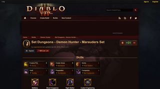 
                            2. Set Dungeons - Demon Hunter - Marauders Set - DiabloFans