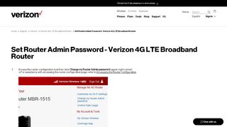 
                            10. Set Router Admin Password - Verizon 4G LTE Broadband Router