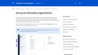 
                            3. Set up an Atlassian organization - Atlassian Documentation