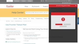 
                            7. Set Up and Start Using Your Frontier Yahoo! Mail | Frontier.com