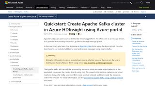 
                            5. Set up Apache Kafka on HDInsight using Azure portal ...