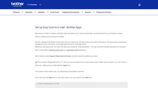 
                            5. Set up Easy Scan to E-mail - Brother Apps
