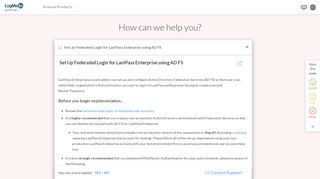 
                            7. Set Up Federated Login for LastPass Enterprise using AD FS