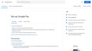 
                            8. Set up Google Pay - Computer - Google Pay Help