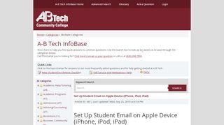
                            9. Set Up Student Email on Apple Device (iPhone, iPod, iPad)