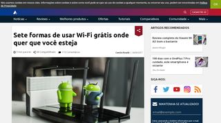 
                            3. Sete formas de usar Wi-Fi grátis onde quer que você esteja ...