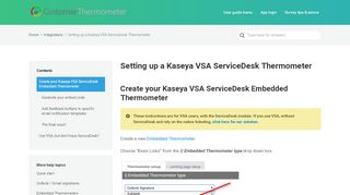 
                            8. Setting up a Kaseya VSA ServiceDesk Thermometer ...