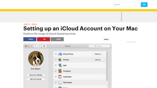 
                            5. Setting Up an iCloud Account on Your Mac - Lifewire