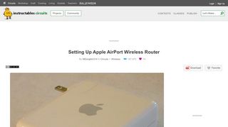 
                            9. Setting Up Apple AirPort Wireless Router: 10 Steps