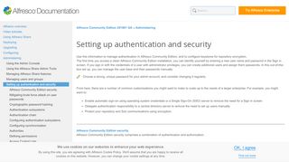 
                            7. Setting up authentication and security | Alfresco ...