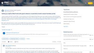 
                            2. Setting up Captive Web Portal with guest network, to work like a hotel ...