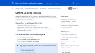 
                            8. Setting up Jira products - Atlassian Documentation