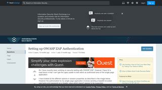 
                            4. Setting up OWASP ZAP Authentication - Information Security Stack ...
