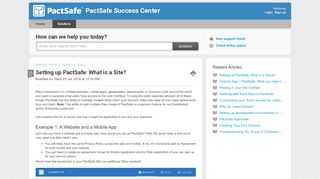 
                            2. Setting up PactSafe: What is a Site? : PactSafe Success Center
