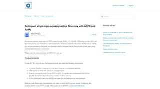 
                            7. Setting up single sign-on using Active Directory with ADFS and SAML ...