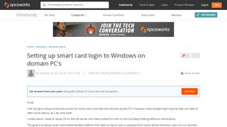 
                            6. Setting up smart card login to Windows on domain PC's ...