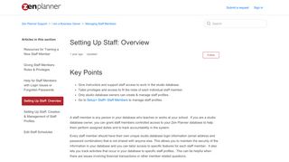
                            7. Setting Up Staff: Overview – Zen Planner Support