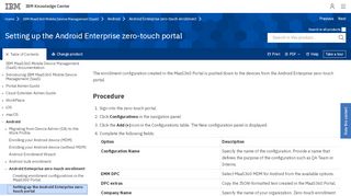 
                            7. Setting up the Android Enterprise zero-touch portal - IBM