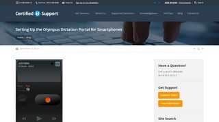 
                            5. Setting Up the Olympus Dictation Portal for Smartphones