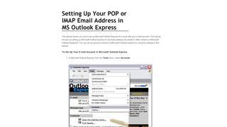 
                            8. Setting Up Your E-mail in Microsoft Outlook - secureserver.net