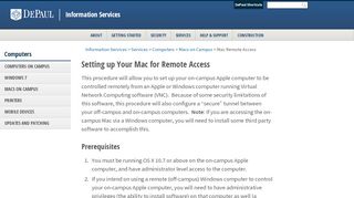 
                            4. Setting up Your Mac for Remote Access | Macs on Campus ...