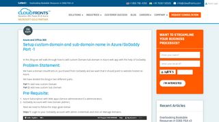 
                            7. Setup custom domain and sub-domain name in Azure/GoDaddy Part ...