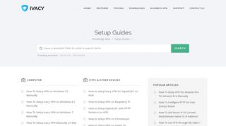 
                            6. Setup Guides | Ivacy Help - FAQs, Tutorials, Support …