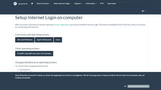 
                            3. Setup Internet Login on computer [gigaspeedsurfer …