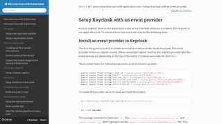 
                            6. Setup Keycloak with an event provider - Microservices with ...