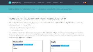 
                            5. Setup Membership Registration and Login pags